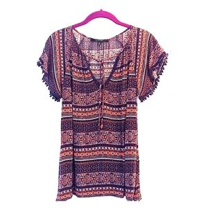 19 Cooper (StitchFix) Crochet Trim Top